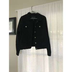 Black jean jacket